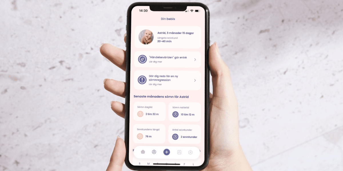 Så löser du in en rabattkod i BabyNaps app
